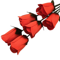 Wholesale Half Open Bud Wooden Roses FULL CASE 100 Bunches, Mix and Match Colors, Price is per Bunch - The Original Wooden Rose