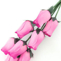 Wholesale Closed Bud Wooden Roses HALF CASE 50 Bunches, Mix and Match Colors, Price is per Bunch - The Original Wooden Rose