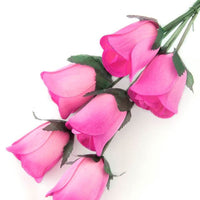 Wholesale Half Open Bud Wooden Roses FULL CASE 100 Bunches, Mix and Match Colors, Price is per Bunch - The Original Wooden Rose