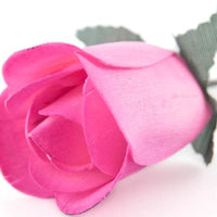 Wholesale Half Open Bud Wooden Roses FULL CASE 100 Bunches, Mix and Match Colors, Price is per Bunch - The Original Wooden Rose