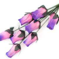 Wholesale Closed Bud Wooden Roses FULL CASE 100 Bunches, Mix and Match Colors, Price is per Bunch - The Original Wooden Rose