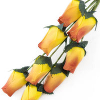 Wholesale Closed Bud Wooden Roses FULL CASE 100 Bunches, Mix and Match Colors, Price is per Bunch - The Original Wooden Rose