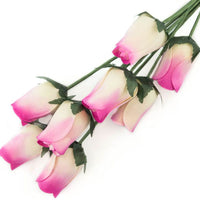 Wholesale Closed Bud Wooden Roses HALF CASE 50 Bunches, Mix and Match Colors, Price is per Bunch - The Original Wooden Rose