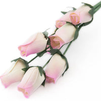 Wholesale Closed Bud Wooden Roses FULL CASE 100 Bunches, Mix and Match Colors, Price is per Bunch - The Original Wooden Rose