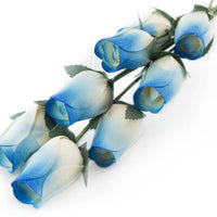 Wholesale Closed Bud Wooden Roses HALF CASE 50 Bunches, Mix and Match Colors, Price is per Bunch - The Original Wooden Rose