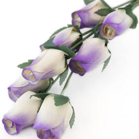 Wholesale Closed Bud Wooden Roses HALF CASE 50 Bunches, Mix and Match Colors, Price is per Bunch - The Original Wooden Rose