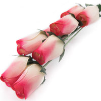 Wholesale Closed Bud Wooden Roses HALF CASE 50 Bunches, Mix and Match Colors, Price is per Bunch - The Original Wooden Rose