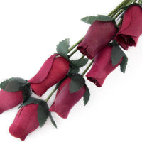 Wholesale Closed Bud Wooden Roses HALF CASE 50 Bunches, Mix and Match Colors, Price is per Bunch - The Original Wooden Rose