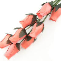 Wholesale Closed Bud Wooden Roses FULL CASE 100 Bunches, Mix and Match Colors, Price is per Bunch - The Original Wooden Rose