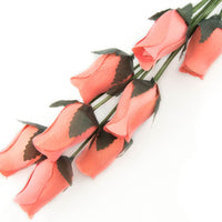 Wholesale Closed Bud Wooden Roses HALF CASE 50 Bunches, Mix and Match Colors, Price is per Bunch - The Original Wooden Rose