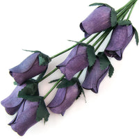 Wholesale Closed Bud Wooden Roses FULL CASE 100 Bunches, Mix and Match Colors, Price is per Bunch - The Original Wooden Rose
