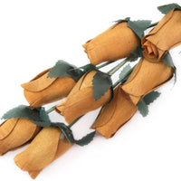 Wholesale Closed Bud Wooden Roses HALF CASE 50 Bunches, Mix and Match Colors, Price is per Bunch - The Original Wooden Rose