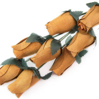 Wholesale Closed Bud Wooden Roses FULL CASE 100 Bunches, Mix and Match Colors, Price is per Bunch - The Original Wooden Rose