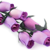 Wholesale Closed Bud Wooden Roses FULL CASE 100 Bunches, Mix and Match Colors, Price is per Bunch - The Original Wooden Rose