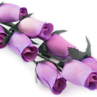 Wholesale Closed Bud Wooden Roses HALF CASE 50 Bunches, Mix and Match Colors, Price is per Bunch - The Original Wooden Rose