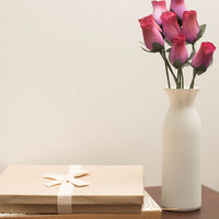 Lavender/Red Closed Bud Roses 8-Pack - The Original Wooden Rose