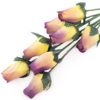 Wholesale Closed Bud Wooden Roses HALF CASE 50 Bunches, Mix and Match Colors, Price is per Bunch - The Original Wooden Rose
