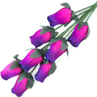 Wholesale Closed Bud Wooden Roses HALF CASE 50 Bunches, Mix and Match Colors, Price is per Bunch - The Original Wooden Rose