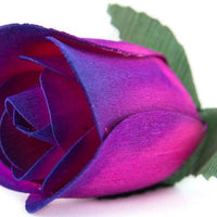 Wholesale Half Open Bud Wooden Roses FULL CASE 100 Bunches, Mix and Match Colors, Price is per Bunch - The Original Wooden Rose