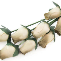 Wholesale Closed Bud Wooden Roses HALF CASE 50 Bunches, Mix and Match Colors, Price is per Bunch - The Original Wooden Rose