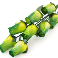Wholesale Closed Bud Wooden Roses HALF CASE 50 Bunches, Mix and Match Colors, Price is per Bunch - The Original Wooden Rose