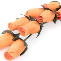 Wholesale Closed Bud Wooden Roses HALF CASE 50 Bunches, Mix and Match Colors, Price is per Bunch - The Original Wooden Rose