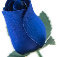 Wholesale Closed Bud Wooden Roses HALF CASE 50 Bunches, Mix and Match Colors, Price is per Bunch - The Original Wooden Rose