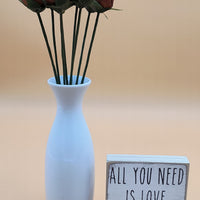 Brown Closed Bud Roses 8-Pack - The Original Wooden Rose
