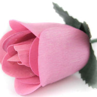 Wholesale Half Open Bud Wooden Roses FULL CASE 100 Bunches, Mix and Match Colors, Price is per Bunch - The Original Wooden Rose