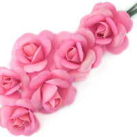 Wholesale Full Open Bud Wooden Roses FULL CASE 100 Bunches, Mix and Match Colors, Price is per Bunch - The Original Wooden Rose