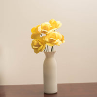 Yellow Fully Open Roses 6-Pack - The Original Wooden Rose