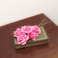 Pink/Hot Pink Fully Open Roses 6-Pack - The Original Wooden Rose