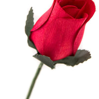 Red Closed Bud Roses 8-Pack - The Original Wooden Rose