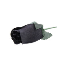Black Closed Bud Roses 8-Pack - The Original Wooden Rose