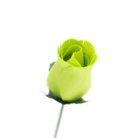 Light Green Closed Bud Roses 8-Pack - The Original Wooden Rose