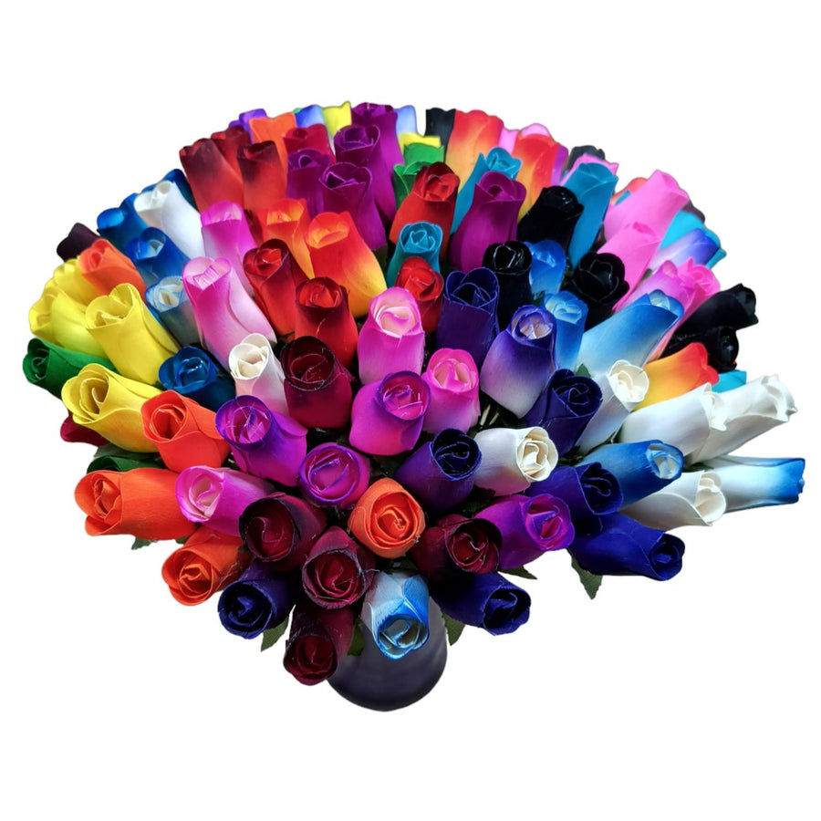 Individual Bulk Roses Bulk 144 individual Wooden Roses. Use for Crafts, Fundraisers, Give aw ...