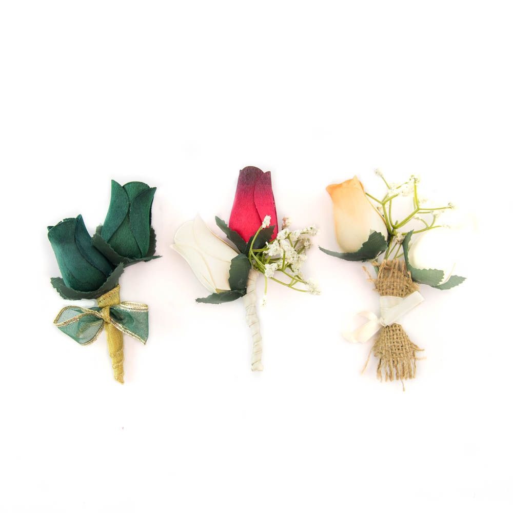 Individual Bulk Roses Bulk 144 individual Wooden Roses. Use for Crafts, Fundraisers, Give aw ...