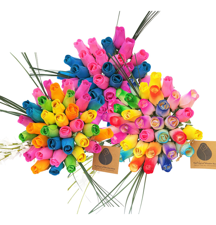 Spring Flower Bouquet Collage