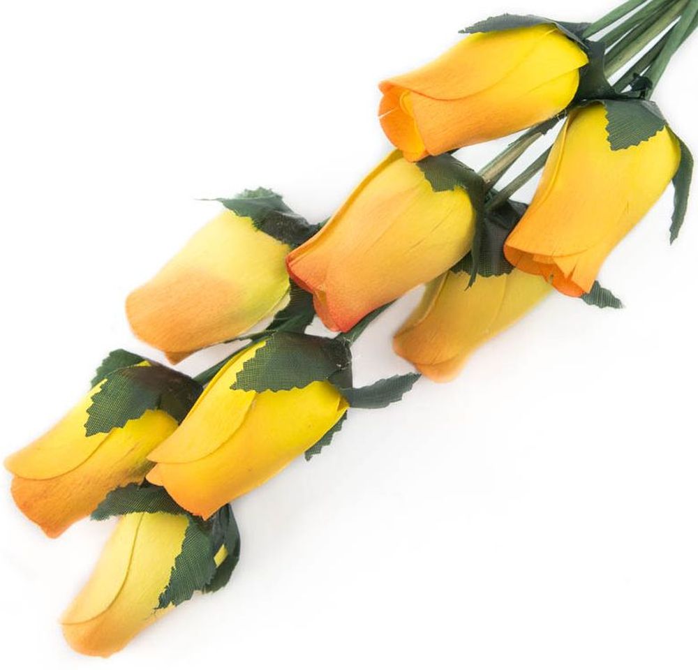 Wholesale Closed Bud Wooden Roses FULL CASE 100 Bunches, Mix and Match Colors, Price is per Bunch