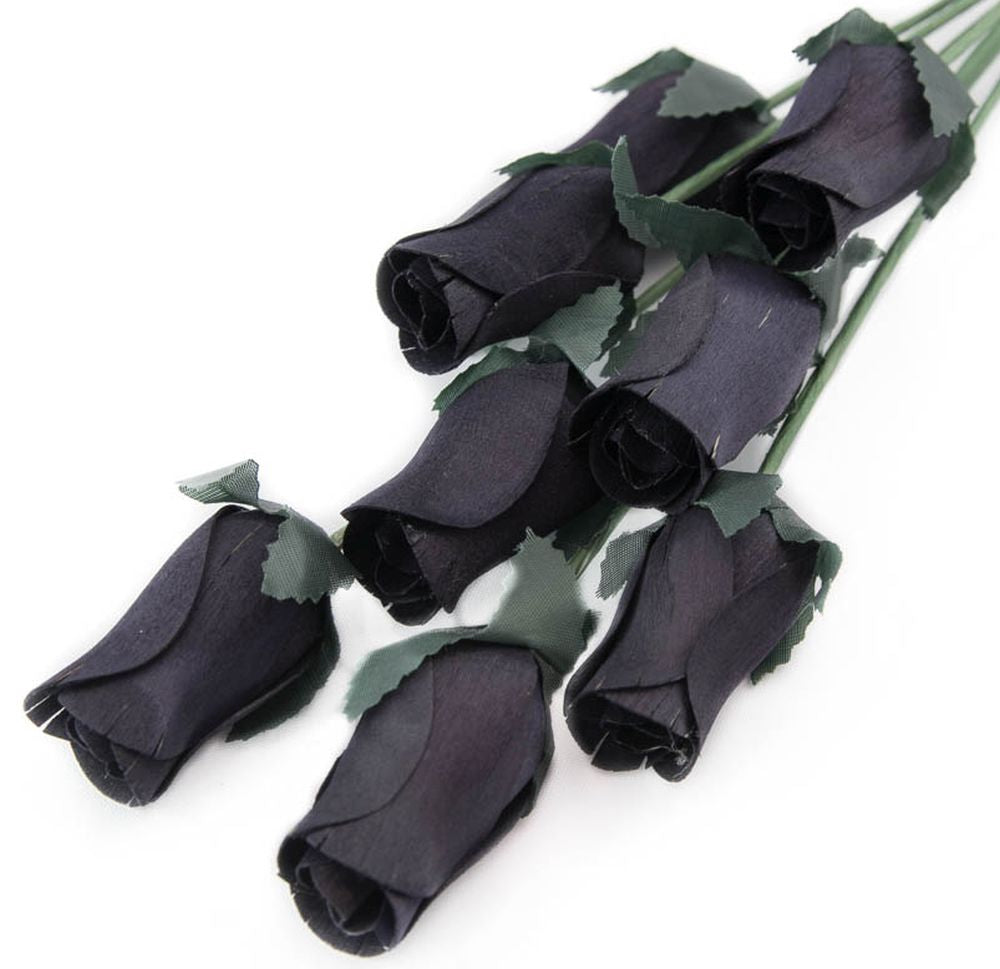 Wholesale Closed Bud Wooden Roses FULL CASE 100 Bunches, Mix and Match Colors, Price is per Bunch