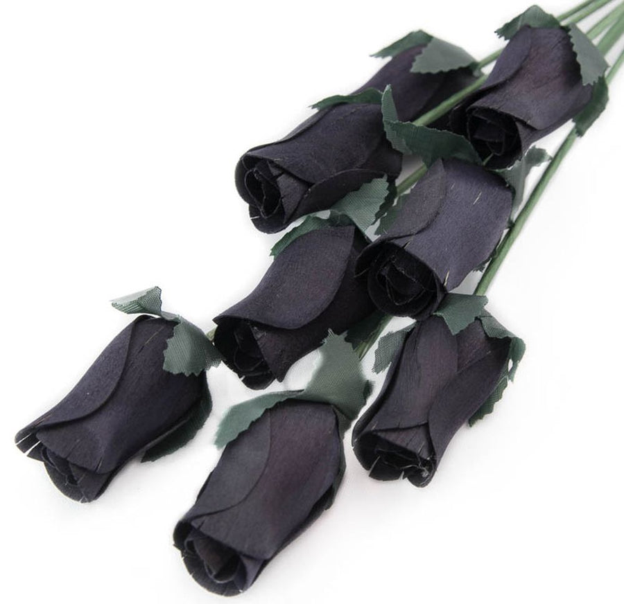 Wholesale Closed Bud Wooden Roses FULL CASE 100 Bunches, Mix and Match Colors, Price is per Bunch