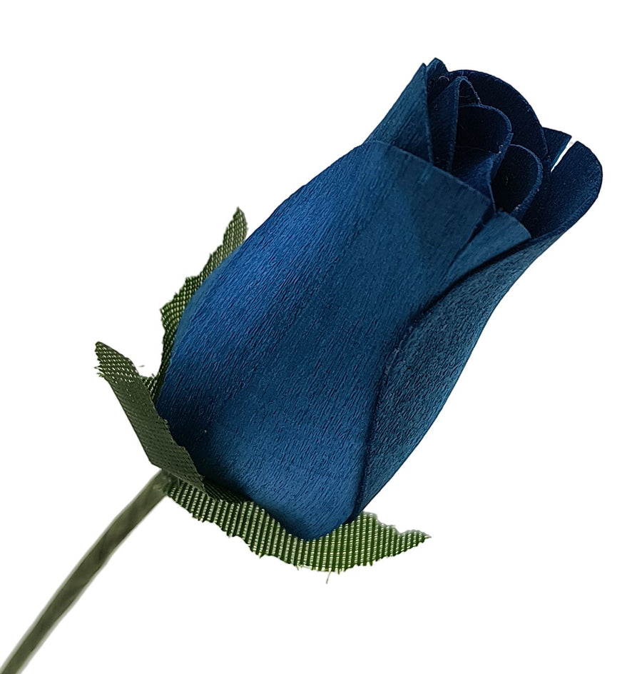 Wholesale Closed Bud Wooden Roses FULL CASE 100 Bunches, Mix and Match Colors, Price is per Bunch