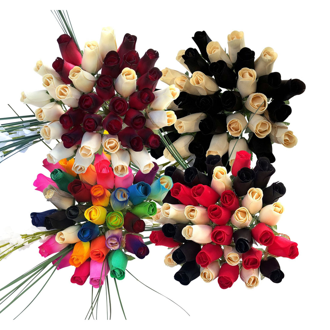 Individual Bulk Roses Bulk 144 individual Wooden Roses. Use for Crafts, Fundraisers, Give aw ...